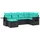 vidaXL Gartensofa-Set 6-tlg. schwarz