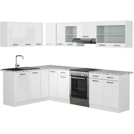 Vicco Eckküche Rick, Hochglanz 267 x 167 cm AP Marmor