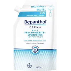Bayer Bepanthol Derma feuchtigkeitsspendende Körperlotion Nachfüllbeutel 400 ml