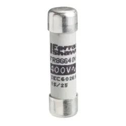 Schneider Electric DF2BN0600 Sicherungseinsatz NFC 8,5x31,5mm, zylindrisch, gG 6A, ohne Anzeige