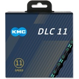 KMC DLC11 11-fach Kette black/celeste (BD11BG118)