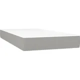 vidaXL Taschenfederkernmatratze Hellgrau 90 x 200 cm H3
