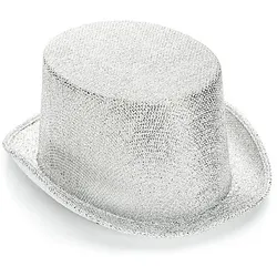 Zylinder "Metallic", silber