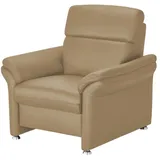 meinSofa Fernsehsessel Manon Leder 98 x 94 x 92 cm Braun