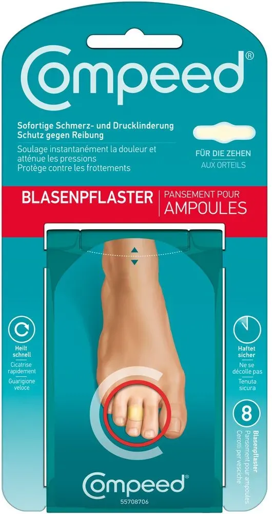 Compeed® Blasenpflaster an den Zehen