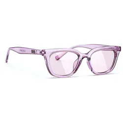 Sonnenbrille LASCANA "trapezförmige Sonnenbrille", Damen, pink, unifarben, modisch, Brillen, Rectangular-Look, Damenbrille mit UV-Schutz