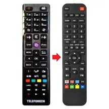 Infratex Fernbedienung für Telefunken D43F278A3C D43F278A3CW D43F278N3CW