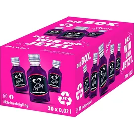 Kleiner Feigling | Red Berry Sour | 30 x 20ml | Marken-Spirituose | Premium Likör | Feiern mit Fantasie