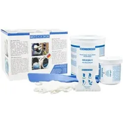 WEICON C, aluminiumgefülltes Epoxidharz-System für Reparatur und Formgebung, 2 kg, grau