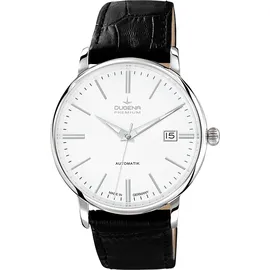 Dugena Herren-Armbanduhr Festa Klassik, Automatik, Edelstahlgehäuse, Saphirglas, 5 bar