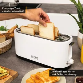 First Austria Toaster 4 Scheiben Langschlitz Weiß