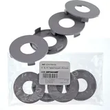 RKC 4X 60 mm Nabenkappen Felgen Deckel Radnaben Kappen Grau Flach für DBV Felgen