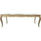 Casa Padrino Barock Esstisch Gold 250 cm - Esszimmer Tisch - Sondermodell - Gold