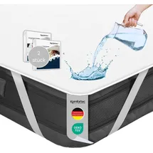 Komfortec Matratzenschoner 2er-Set 140 x 200 cm weiß