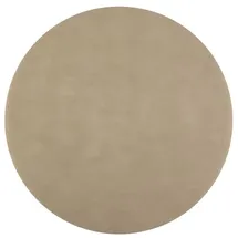 SANTEX 50 runde Tischsets taupe beige Vlies Ø 34 cm