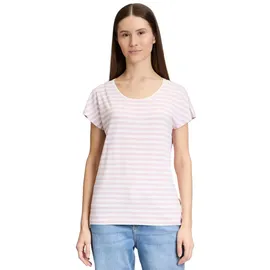 Cartoon Kurzarmshirt Cream/Rosé 40