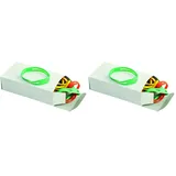 Q Connect Gummibänder/X-Band, 100 gm, 11 mm, 100 Stück 100 x 11 mm (Packung mit 2)