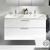 Burgbad Eqio Keramik-Waschtisch, 2 Auszüge, SEZC123F2009C0001G0146,