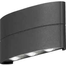 Konstsmide Außenwandleuchte Aluminium 9,5 cm inkl. Bewegungsmelder anthrazit