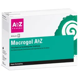 Macrogol AbZ Plv.z.her.e.lsg.z.einnehmen 10 St