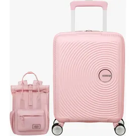 American Tourister Soundbox Mini 4-Rollen Kindertrolley 47 cm / 22 l pastel pink