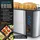 Arendo 3-teiliges Frühstücksset, Wasserkocher 1,5L, Langschlitz Toaster 4-Scheiben , 8er Eierkocher, Silber