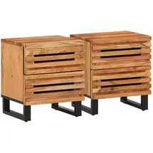 vidaXL Nachtschrank 40 x 34 x 46 cm Braun