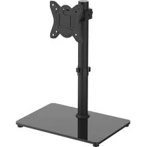 GRIFEMA GB1005-1 Universal-TV-Ständer für 32-Zoll-Tischfernseher – hält 10 kg, höhenverstellbarer Sockel mit verdicktem gehärtetem Glas, max. VESA 100 x 100 mm