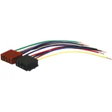 Carpoint Gradientenkabel Audiodio RAL Male ISO Radio Anschlusskabel Strom und Lautsprecher