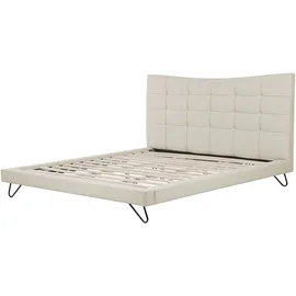 Beliani Lannion 180 x 200 cm Hellbeige