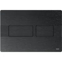 TECE TECEsolid WC-Betätigungsplatte Graphit gebürstet mit Linienstruktur