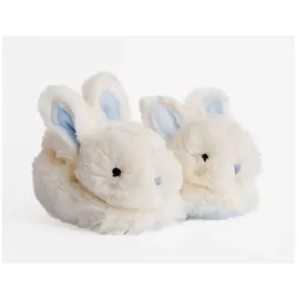 Doudou et Compagnie DC1309 Coffret chaussons bleu lapin Bonbon