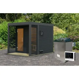Karibu Ares 2 inkl. 9 kW Ofen + ext. Steuerung