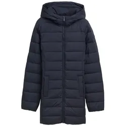 TOM TAILOR Damen Lightweight Steppmantel mit wasserabweisender Funktion, blau, Uni, Gr. XXL