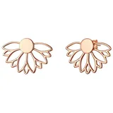 Glanzstücke München Ohrstecker Lotusblüte roségold 50080634 925 Silber