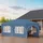 Woltu Pavillon 3 x 6 m inkl. 6 Seitenteile Blau