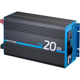 Ective CSI 20 PRO 2000W/12V Sinus-Wechselrichter mit Netzvorrangschaltung Ladegerät