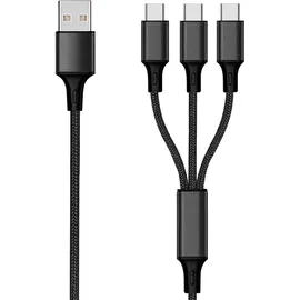 2Go USB Ladekabel - schwarz