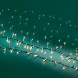 Kaemingk Lumineo Lichterkette Compact 500 LED warmweiß außen 11m transparent - Weiß