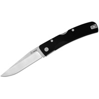 Manly 01ML020 Peak D2 Black Two Hand Opening Messer, Schwarz, One Size