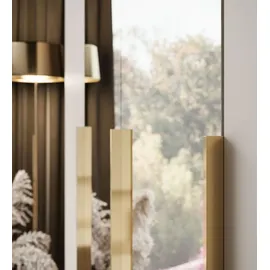 lookway Drehtürenschrank Aurel 200 x 200 x 57 cm Beige