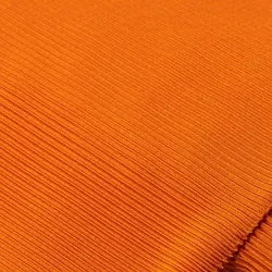 Plissee-Blusenstoff, orange