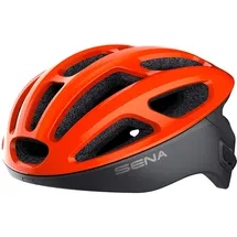 Sena R1 der Smarte Fahrradhelm (Electric Tangerine, M)