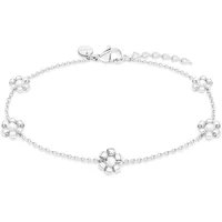 s.Oliver Armband Perlenblume Edelstahl silber 21