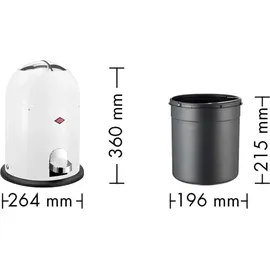 Wesco Mini Master 6 l weiß