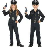 Fiestas Guirca Kostüm Polizei für Kinder 7- 9 Jahre | 7- 9 Jahre