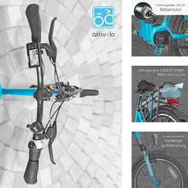 aktivelo Komfort 20 Zoll RH 40 cm Unisex blau