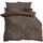 KAEPPEL Mako-Satin Floral Braun 155 x 220 cm + 80 x 80 cm
