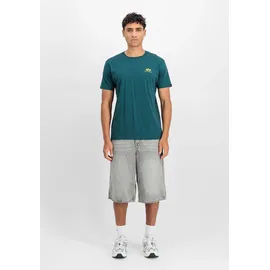 Alpha Industries Backprint T-Shirt petrol XL