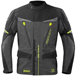 Germot Argos Herren Motorradjacke - anthrazit-schwarz-gelb - 3XL